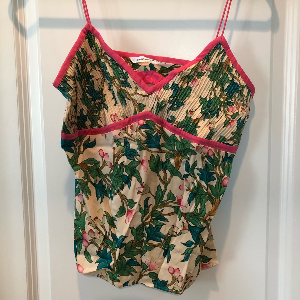 Diane Von Furstenberg Floral Camisole.